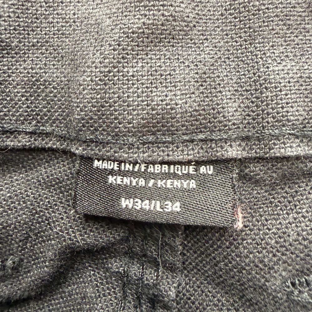 Genuine Dickies Carpenter Pants Mens 34x34 Black Cotton Stretch Utility Workwear - Picture 3 of 13